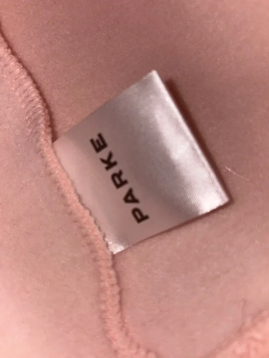 Parke Valentine's Varsity Mockneck - Peony + Crimson L / XL NEW - Picture 5 of 7